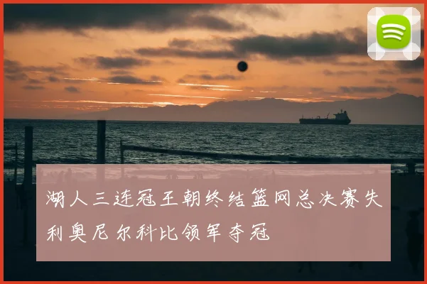 湖人三连冠王朝终结篮网总决赛失利奥尼尔科比领军夺冠